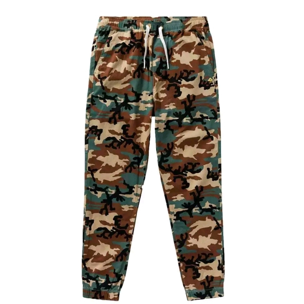 LRG Lifted Research Group "Game Up" Jogger Pants (Green Camo) Casual Pants